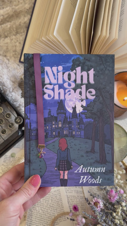 Nightshade by Autumn Woods Special Edition | Custom Book Rebind (Handmade) - Soft Touch Laminate Book Covering