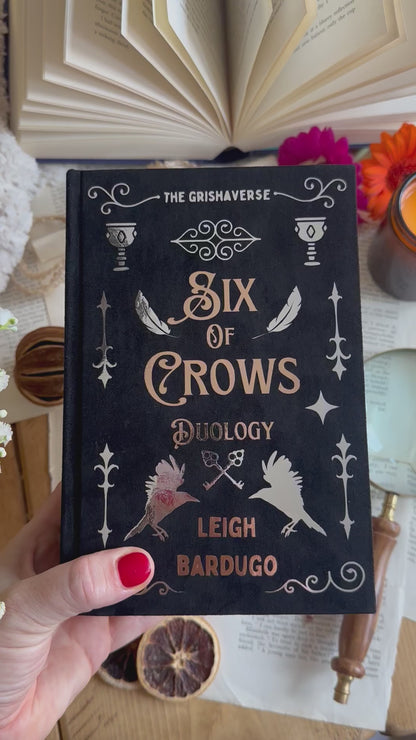 Six of Crows and Crooked Kingdom duology / omnibus by Leigh Bardugo Custom Book Rebind | Handmade, Special Edition
