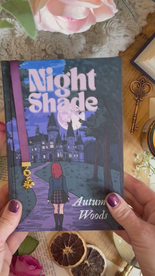 Nightshade by Autumn Woods Special Edition | Custom Book Rebind (Handmade) - Soft Touch Laminate Book Covering